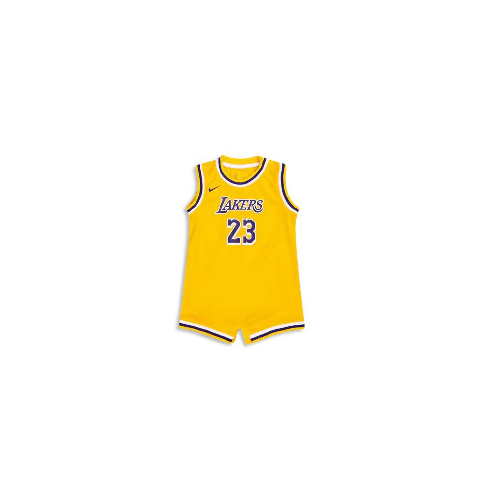 Body NBA LeBron James Los Angeles Lakers Nike Replica Onesie Jersey
