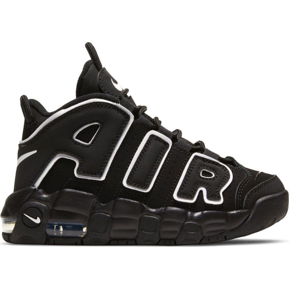 nike air more uptempo white black